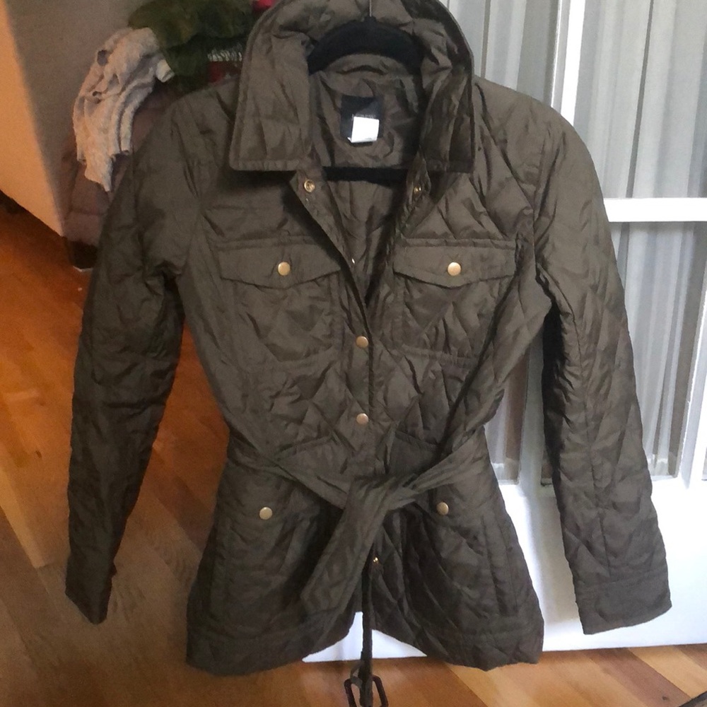J Crew olive green winter jacket